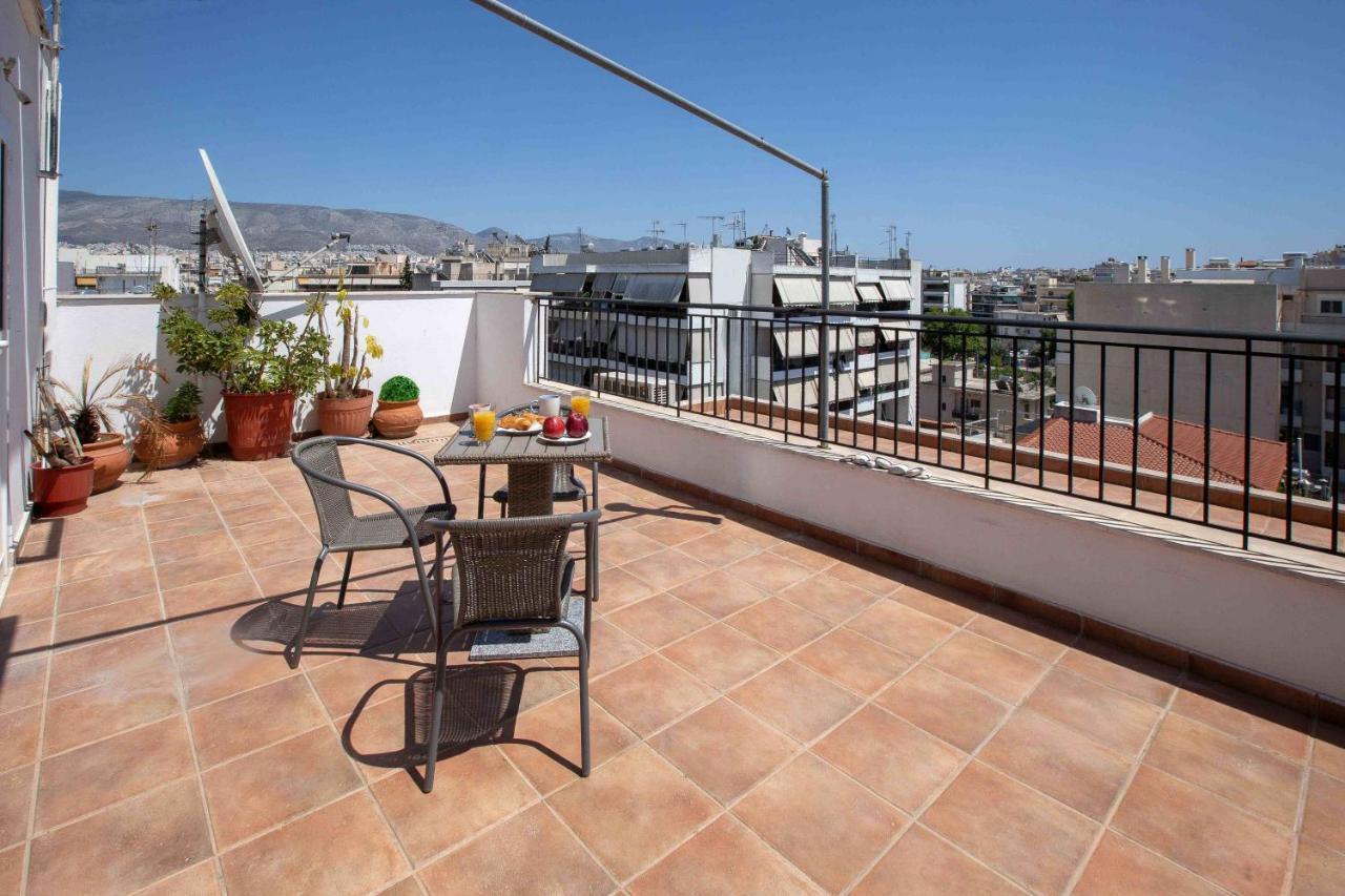 Rooftop Apartment With Great Veranda Атина Екстериор снимка